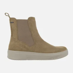 Botines en piel serraje con membrana Gore-tex