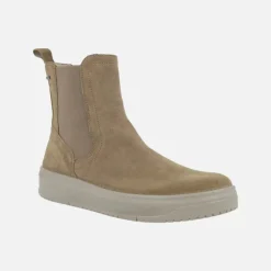 Botines en piel serraje con membrana Gore-tex