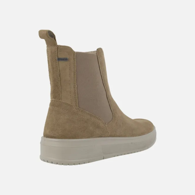 Botines en piel serraje con membrana Gore-tex