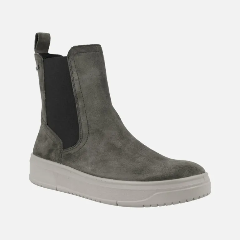 Botines en piel serraje con membrana Gore-tex