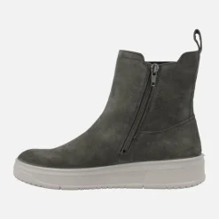 Botines en piel serraje con membrana Gore-tex