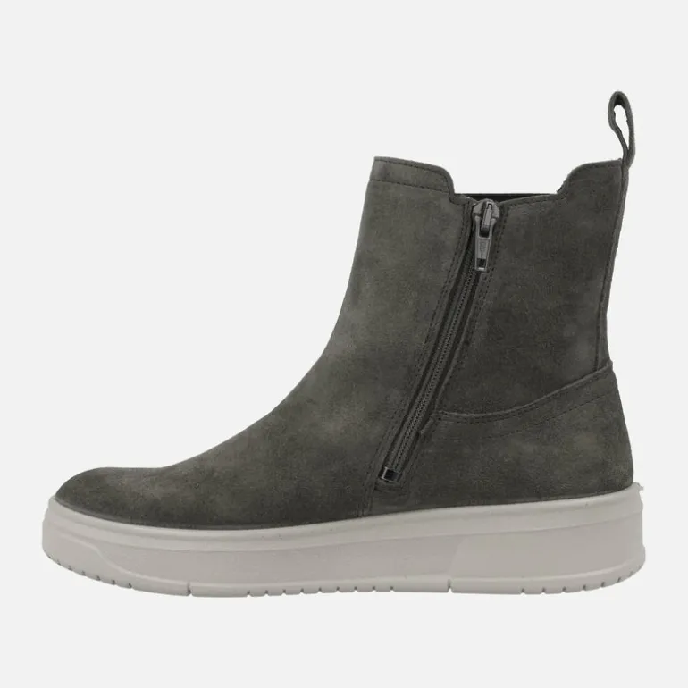 Botines en piel serraje con membrana Gore-tex
