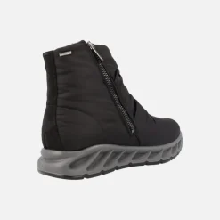 Botines en tejido negro con membrana Gore-tex