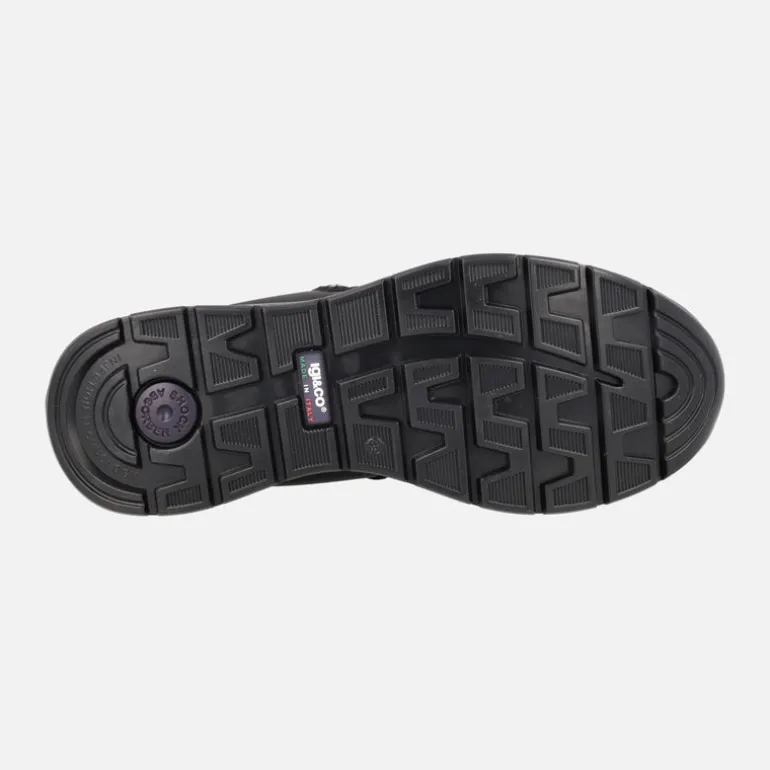 Botines en tejido negro con membrana Gore-tex