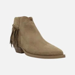 Botines estilo cowboy con flecos Alpe Western