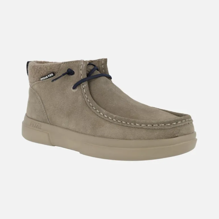 Botines Garda en piel serraje con membrana impermeable