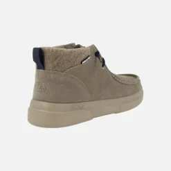 Botines Garda en piel serraje con membrana impermeable