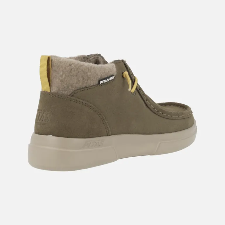 Botines Garda en piel serraje con membrana impermeable
