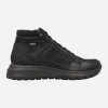 Botines Gore-tex negros para hombre con cordones y cremallera