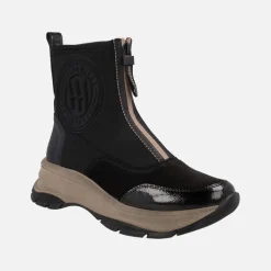 Botines Hispanitas Alaska en combinado negro