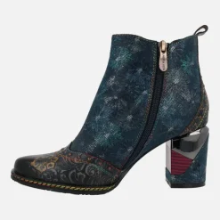 Botines Laura Vita Maevao 05 Bleu en combinado azul