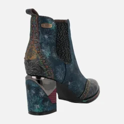 Botines Laura Vita Maevao 05 Bleu en combinado azul