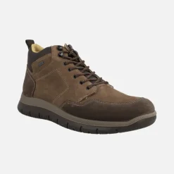 Botines marrones con cordones y membrana Gore-tex para hombre