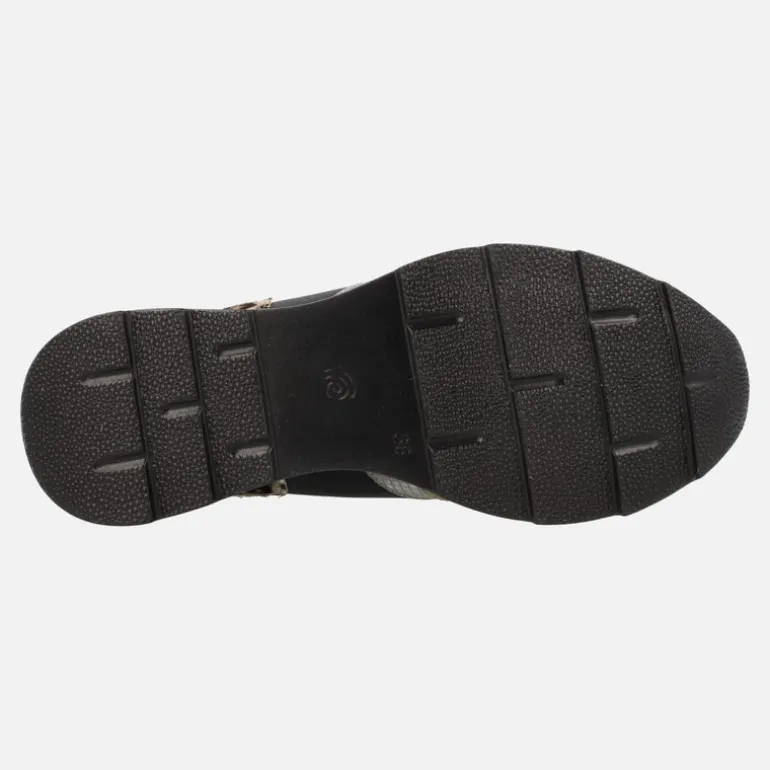 Botines multimaterial Cetti 1334 con cremallera trasera