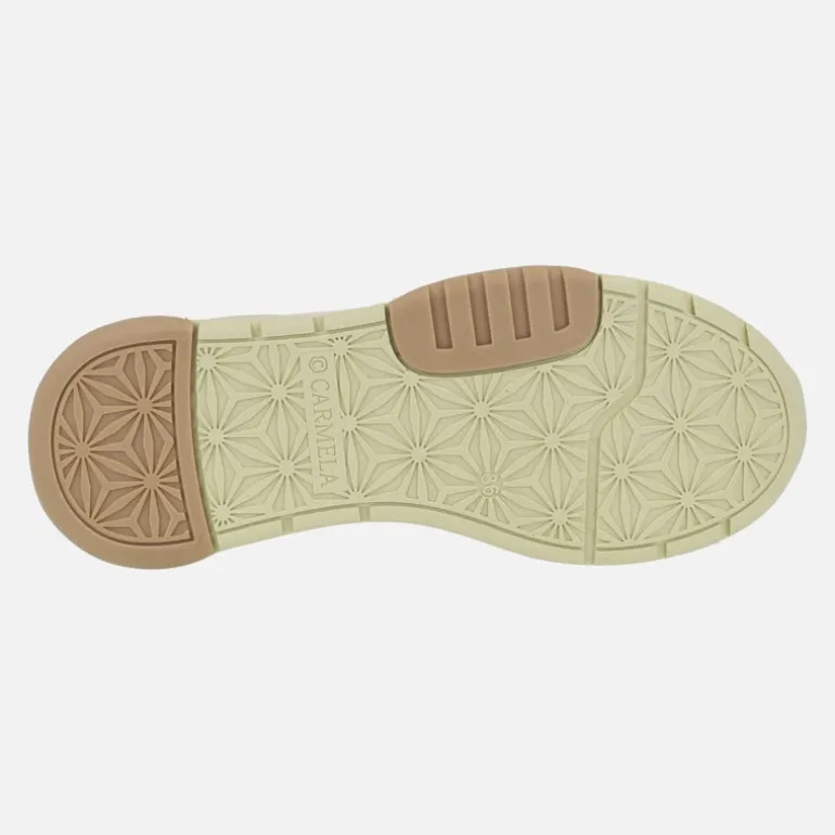 Botines multimaterial para mujer con cremallera central