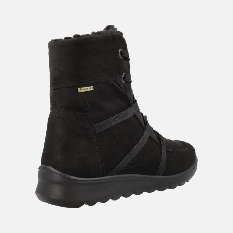 Botines negros de cordones con membrana Gore-tex