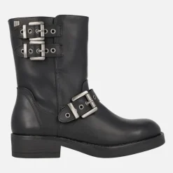 Botines negros de estilo motero Bruna