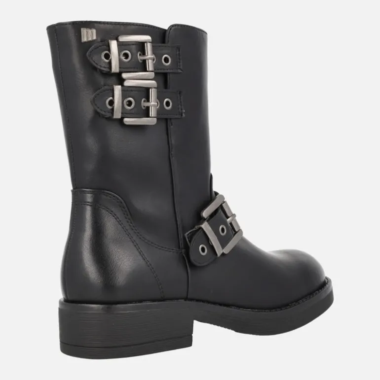 Botines negros de estilo motero Bruna