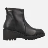 Botines negros de piel con membrana impermeable TE-POR