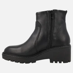 Botines negros de piel con membrana impermeable TE-POR