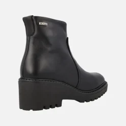 Botines negros de piel con membrana impermeable TE-POR