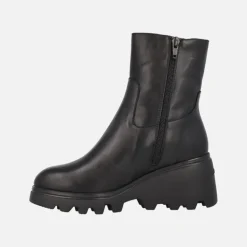 Botines negros de piel con membrana impermeable WONDERDRY