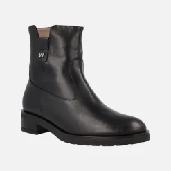 Botines negros de piel Samantha de Wonders