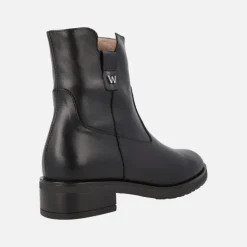 Botines negros de piel Samantha de Wonders