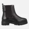 Botines negros de piel Varick estilo chelsea con piso track