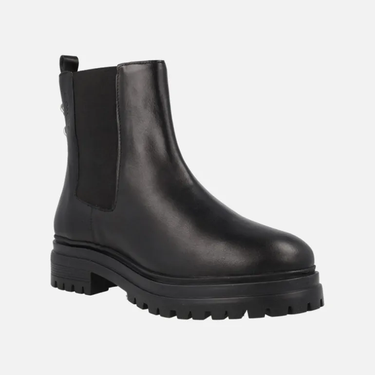 Botines negros de piel Varick estilo chelsea con piso track