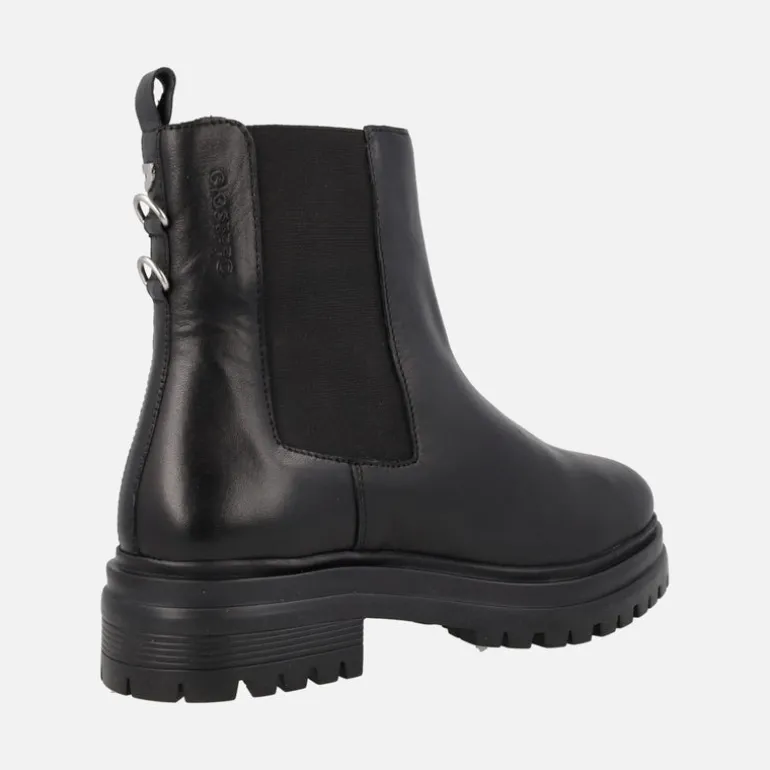 Botines negros de piel Varick estilo chelsea con piso track