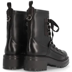 Botines negros multimaterial Cool para mujer