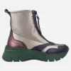 Botines sport Hispanitas Helsinki multi-metal con cremallera frontal