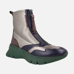 Botines sport Hispanitas Helsinki multi-metal con cremallera frontal