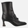 Botines strech negros con caña elástica y adorno