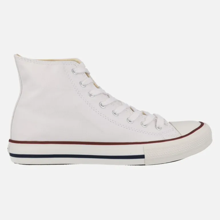 Botines Tribu Basket Lona blancos de Victoria