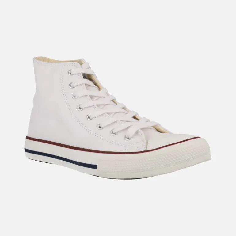 Botines Tribu Basket Lona blancos de Victoria