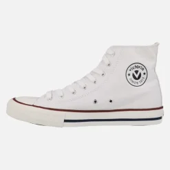 Botines Tribu Basket Lona blancos de Victoria