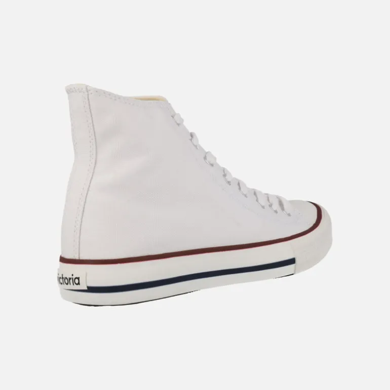 Botines Tribu Basket Lona blancos de Victoria