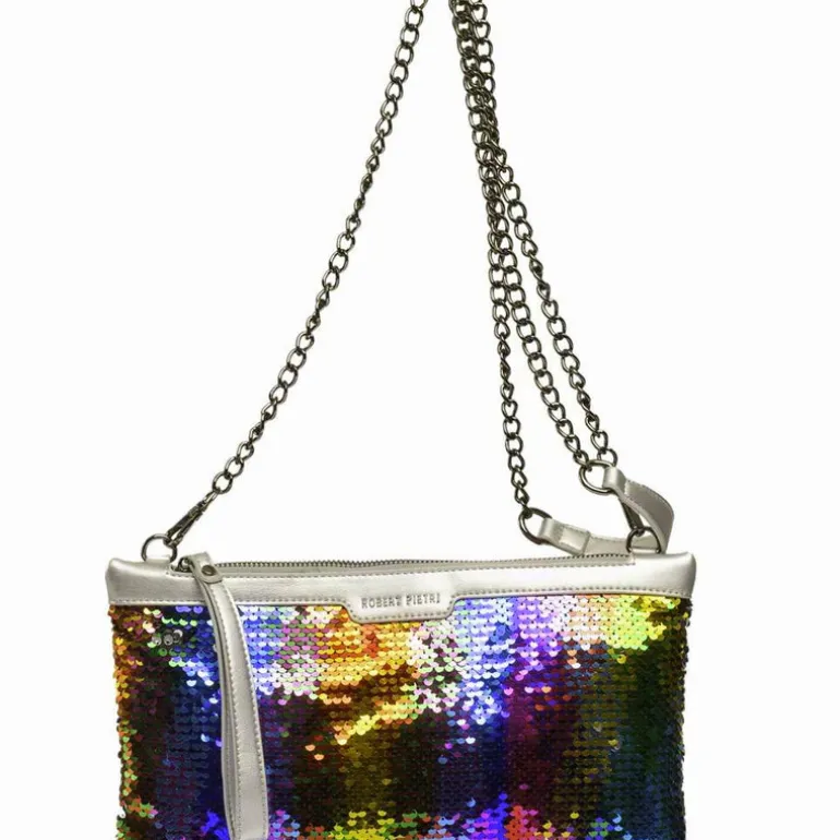 Cartera de lentejuelas multicolor