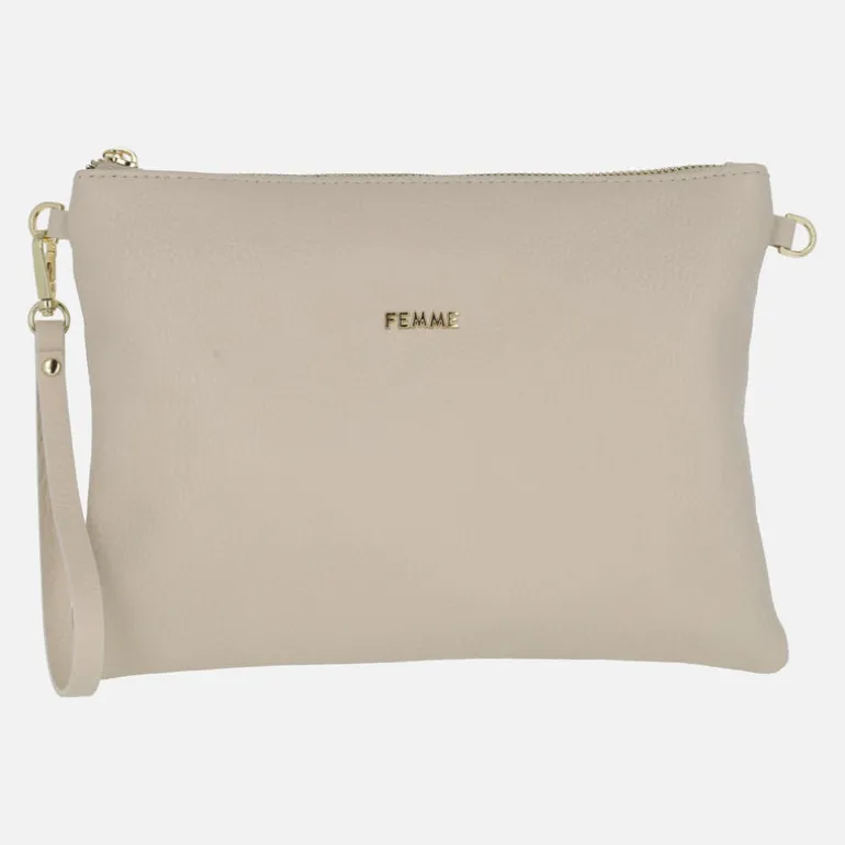 Carteras de piel con cremallera Femme