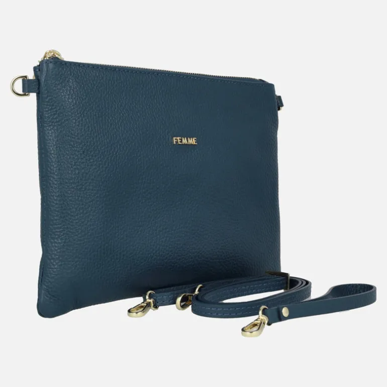 Carteras de piel con cremallera Femme
