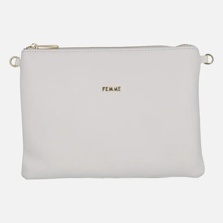 Carteras de piel con cremallera Femme