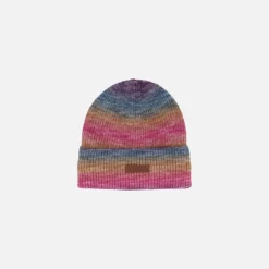Conjunto Caramelo de cuello y bufanda multicolor