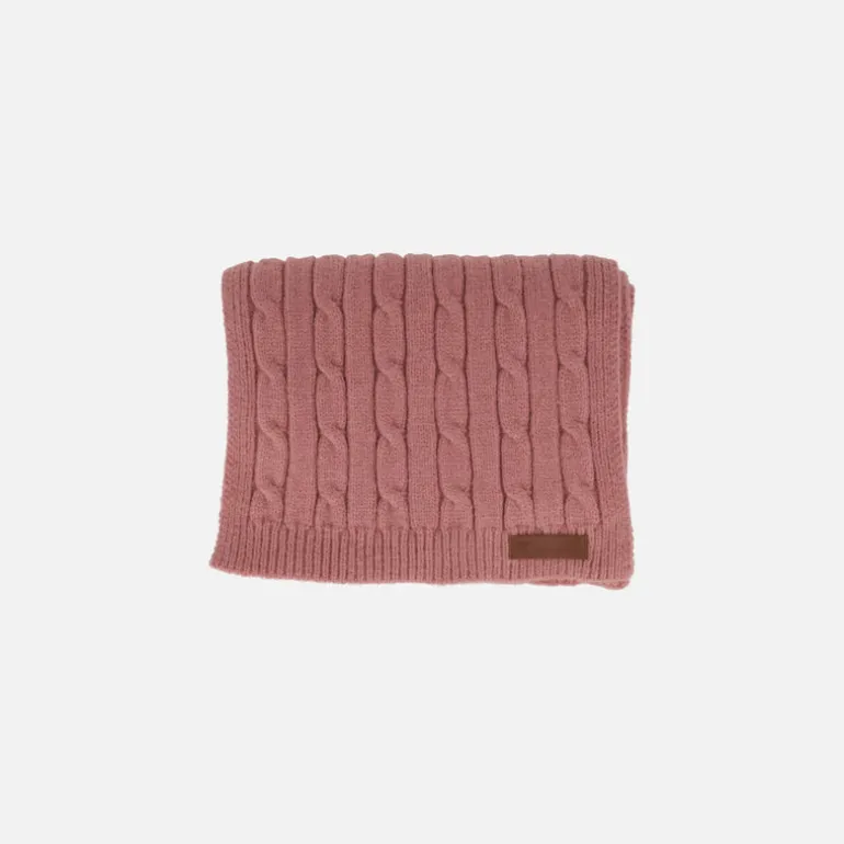 Conjunto de punto Caramelo de gorro bufanda y guantes