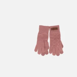 Conjunto de punto Caramelo de gorro bufanda y guantes