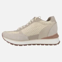 Deportivas con cuña interior Hekal en acabado rafia