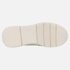 Deportivas Concordia en combinado blanco y beige