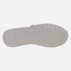 Deportivas de piel troqueladas con detalles en animal print