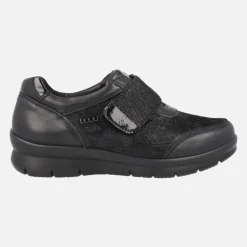 Deportivas multi material con cierre de velcro y membrana TEX